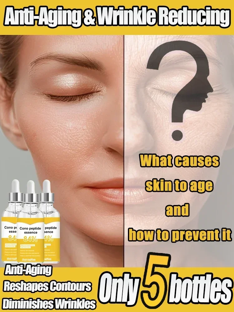 Effective Anti-Wrinkle Facial Serum Anti-Aging Facial Wrinkle Reduction Facial Fine Lines Neck Line Serum