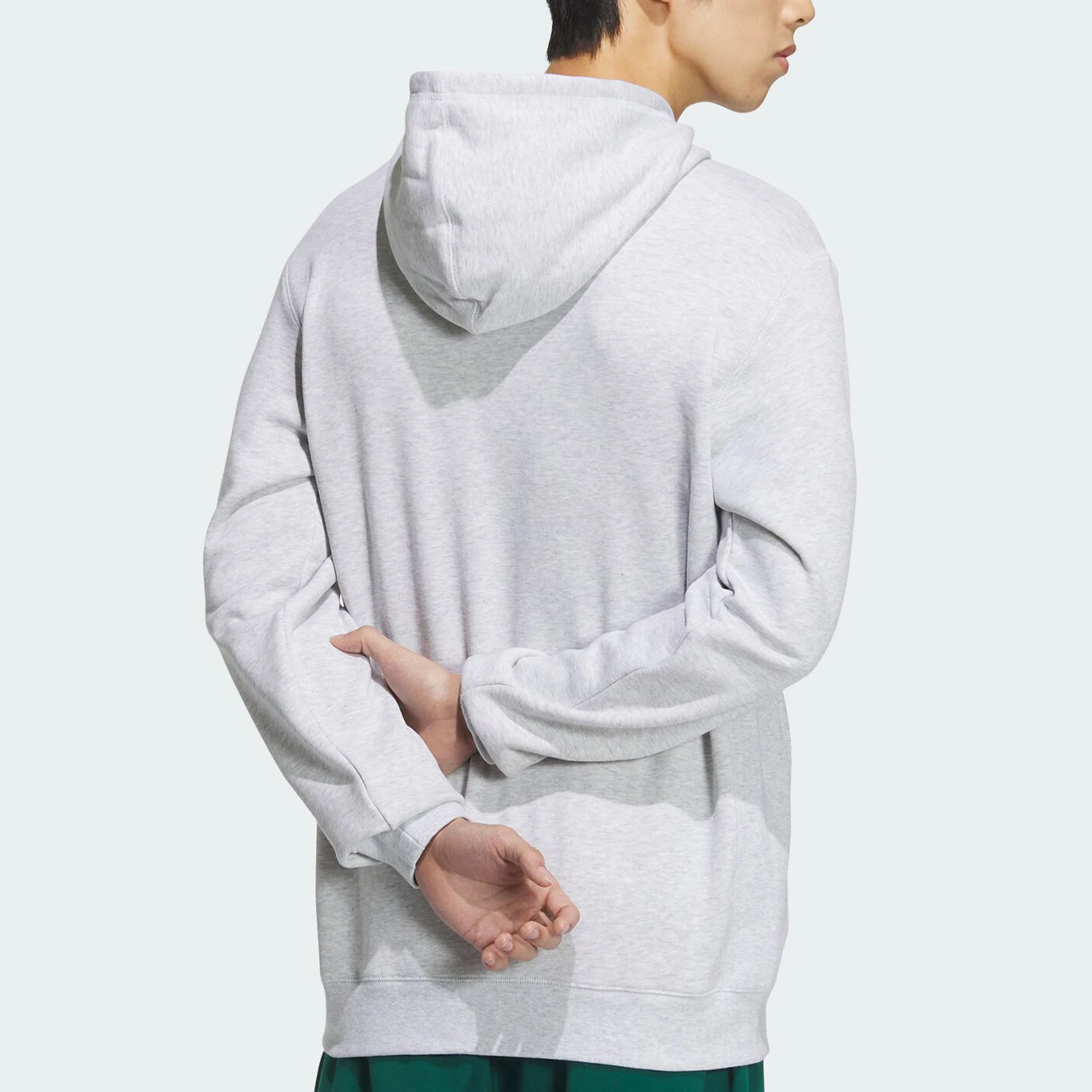 Adidas Authentic Three Leaves Men's Print Hooded Hoodie Pullover JE3481