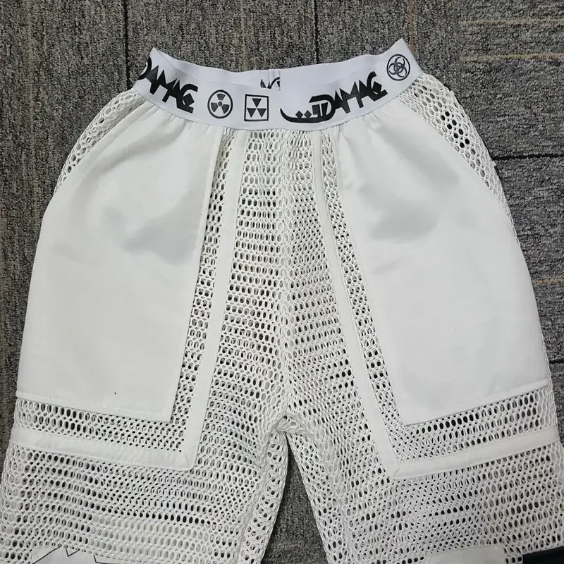 أزياء رقص الجاز للكبار ، سراويل شبكية مثيرة ، ملابس هيب هوب ، بنطلون رقص في الشوارع ، ملهى ليلي عصري ملابس رقص مسارح