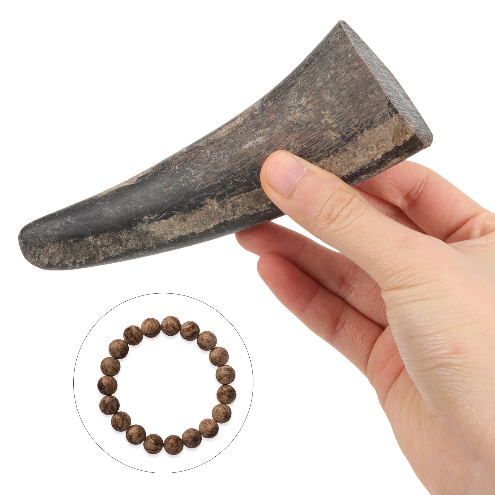 

Материал для ручной резьбы, рога быка, натуральный рог для скульптуры своими руками, простой в использовании, легкий, безопасный для проектов DIY, рога быка