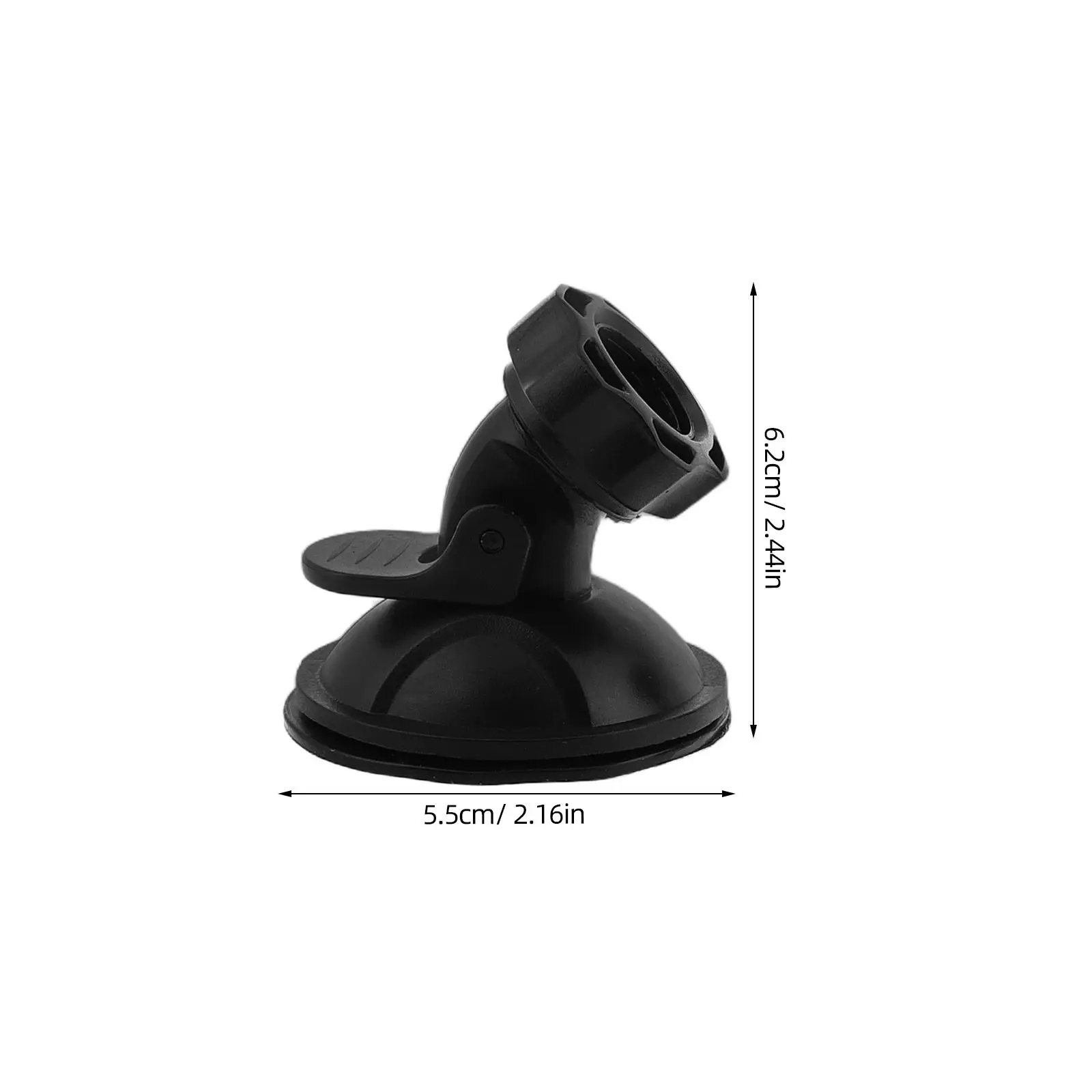6Pcs Plastic Car Suction Cup Holder Camera Mount Bracket Driving Recorder Shaped Screw Buckle Secure Dashboard