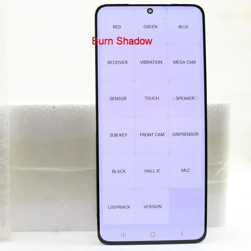 Super AMOLED LCD For Samsung Galaxy S21 5G G990F G991F G991U LCD display touch screen digitizer with black dots