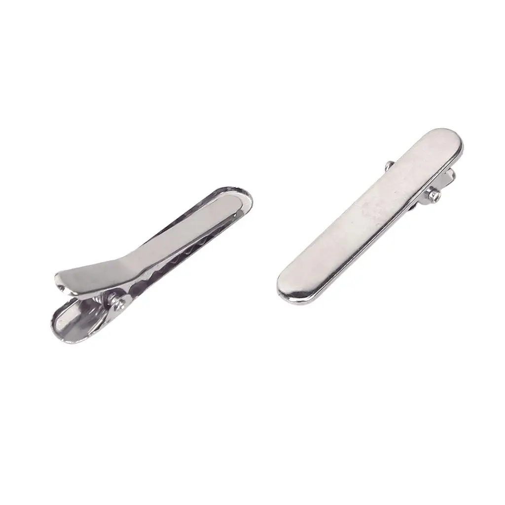 

Duck Peak Hair Clips Silver Mini Metal Duckbill Accessory for DIY Jewelry and Salon Use