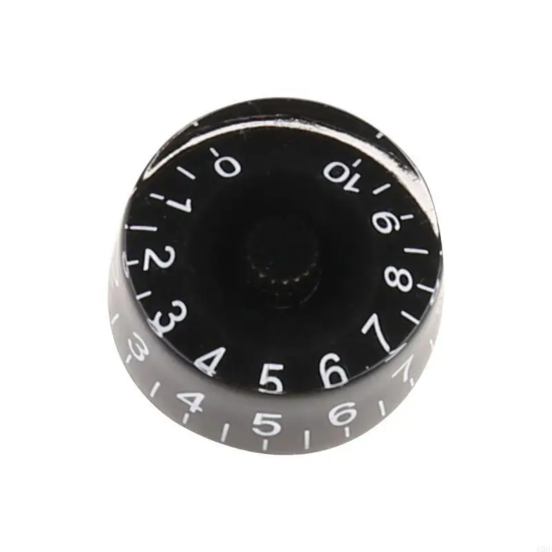 J2HE 1pc Knob Button Volume Tone Control For LP Electric Guitar Bass Parts Black for