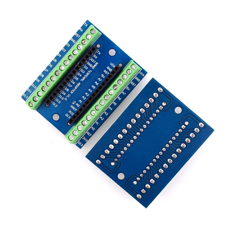 NANO V3.0 Controller Terminal Adapter Expansion Board NANO V 3.0 IO Shield Simple Extension Plate For Arduino AVR ATMEGA328P