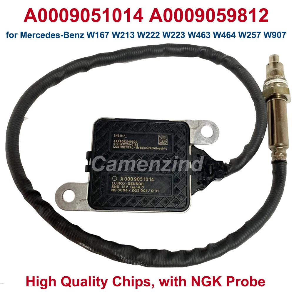 

New Continental Nitrogen Oxygen Nox Sensor A0009051014 0009051014 for Mercedes-Benz W167 W213 W222 W223 W463 W464 W257 W907