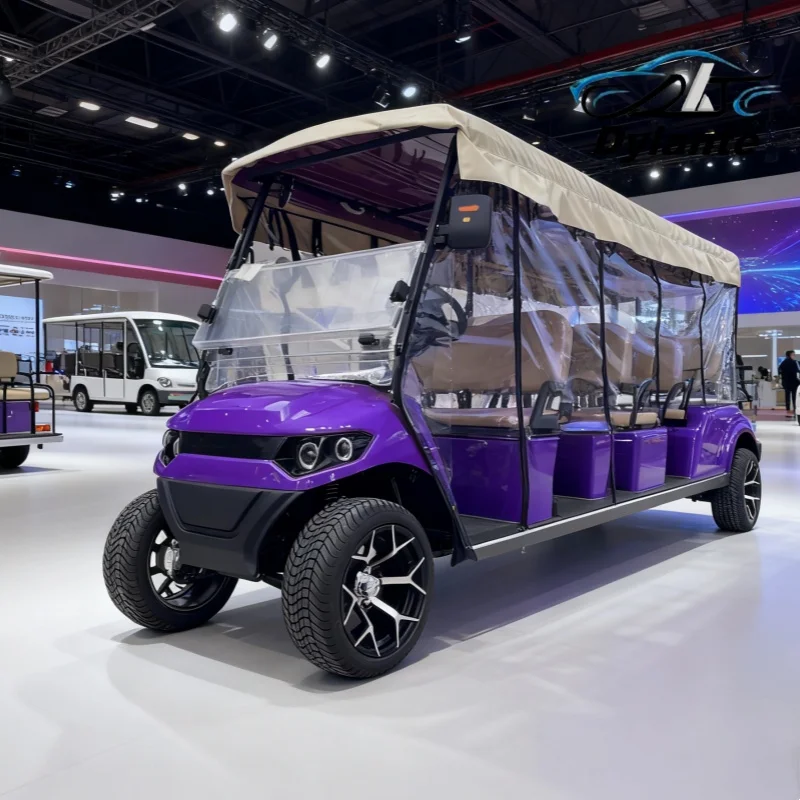 Free Custom Color 72V Technical Improvements Strong Climbing Ability Long Range Lithium Battery Electric Golf Cart Buggy Vehicle