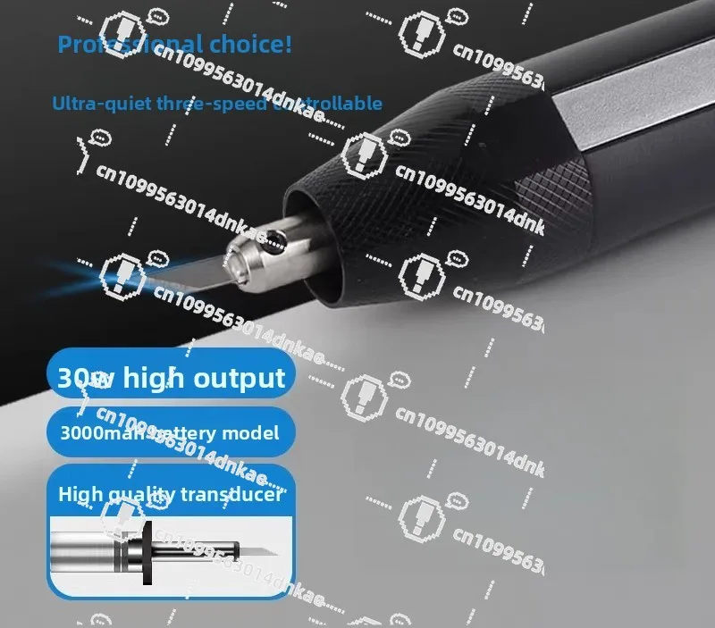 Handheld Ultrasonic Cutting Knife, Plastic Acrylic PCB Nozzle Resin Portable Wireless Electric Cutting Carving Knife