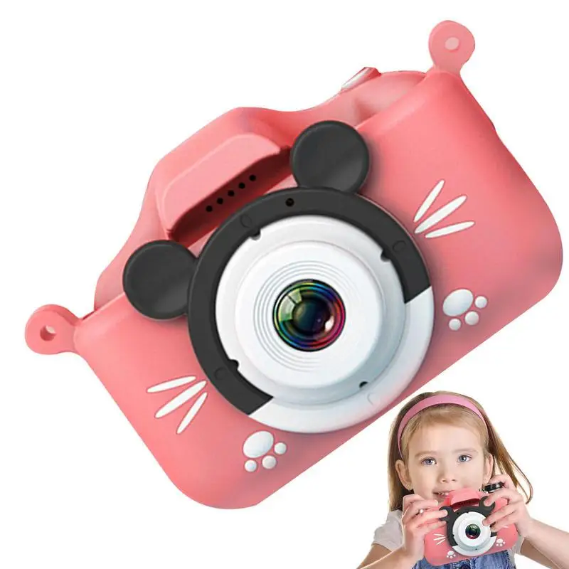 Digital Camera Case Waterproof Mouse Kids Camera Protector Camera Silicone Case Washable Silicone Shockproof Camcorder Case