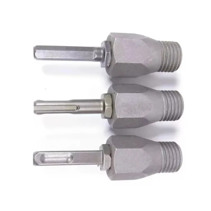 1pcs Rotary Hammer Impact Drill to Water Drill Adapter Extension Rod for Wall Hole Opener Universal Connection Tool