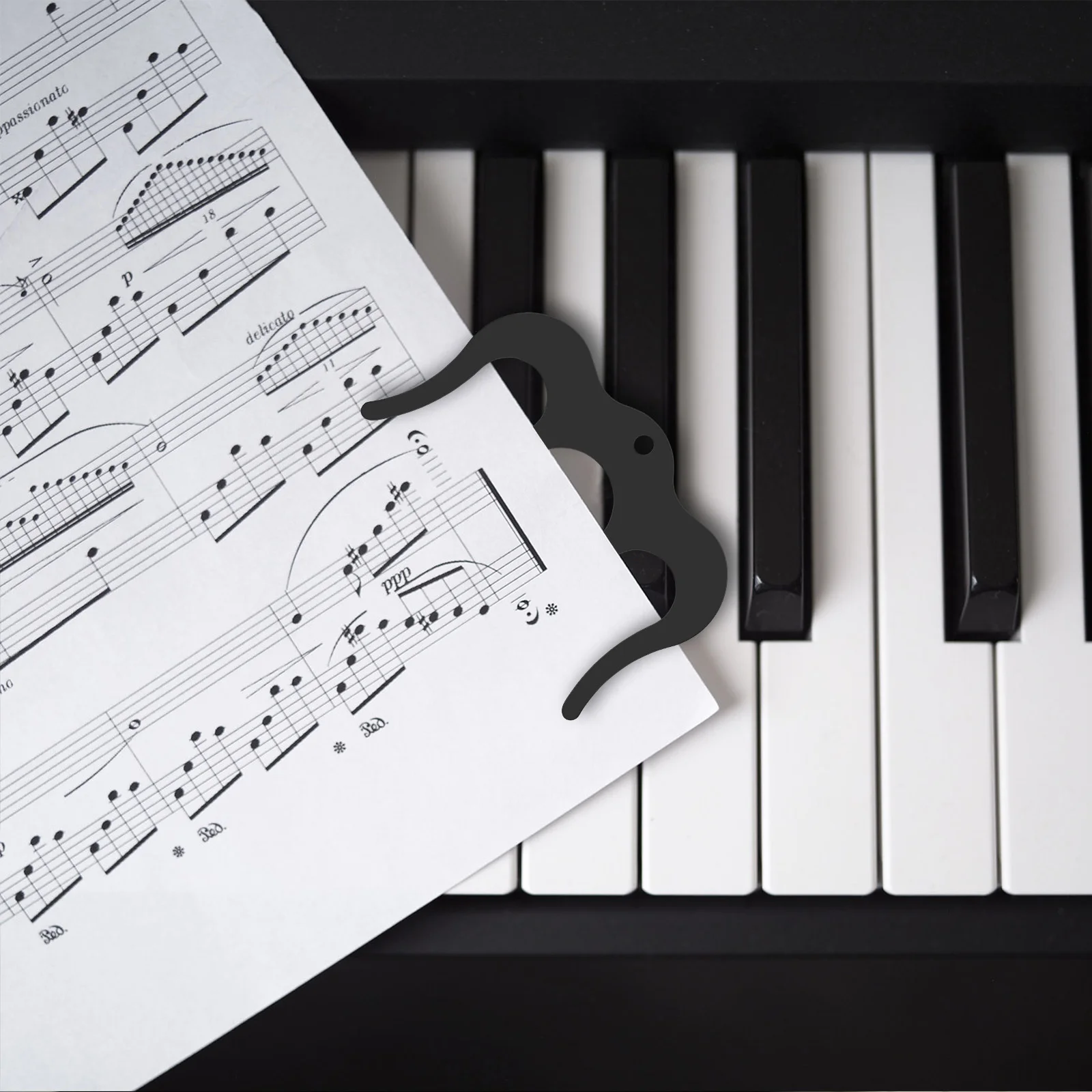 

Heavy Duty Plastic Book Clip Page Guitar Sheet Music Durable Flat Book Holder For Kids Adults Large Metal Music Page Holder