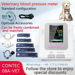 CONTEC08A Vet use Electronic Sphygmomanometer Digital Blood Pressure Veterinary Vet Use Monitor Pets Dog Cat Horse etc