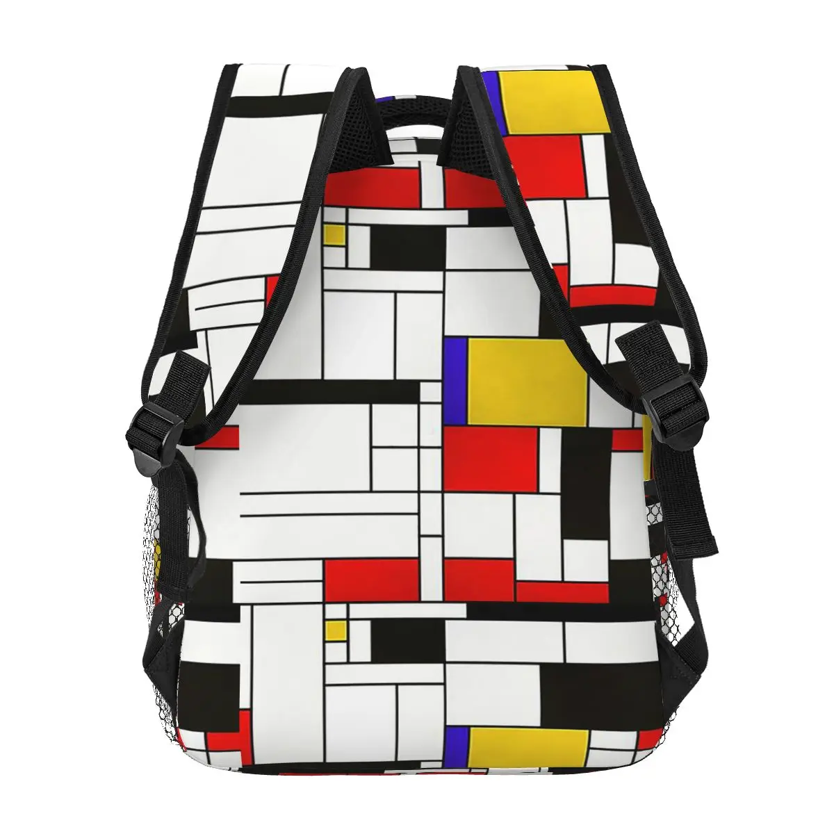 Piet Mondrian De Stijl Zaini Ragazzi Ragazze Bookbag Borse da scuola per bambini Zaino per laptop per cartoni animati Borsa a tracolla di grande capacità