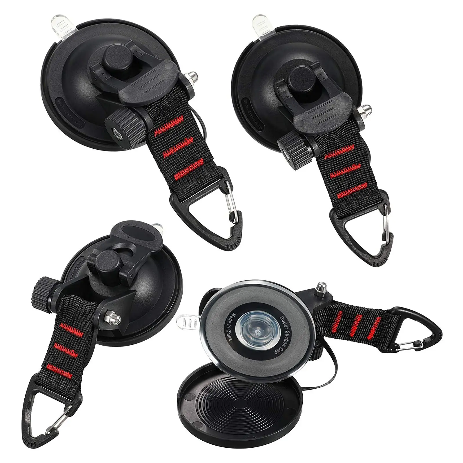 

Heavy Duty Suction Cups with Hooks with Securing Hook Strong Power for Awning Boat Camping Trap 4