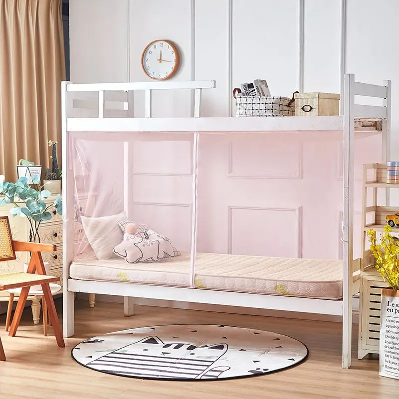 Summer Universal Single-door Mosquito Net Simple Fully Surrounded Home Mosquito Net Dormitories Essential Anti-mosquito Artifact