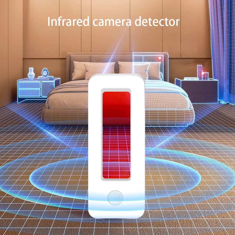 Camera Detector 220mAh Infrared Light Cam Detector Portable RF Signal Scanner Car GPS Tracker Detector for Travel Hotel