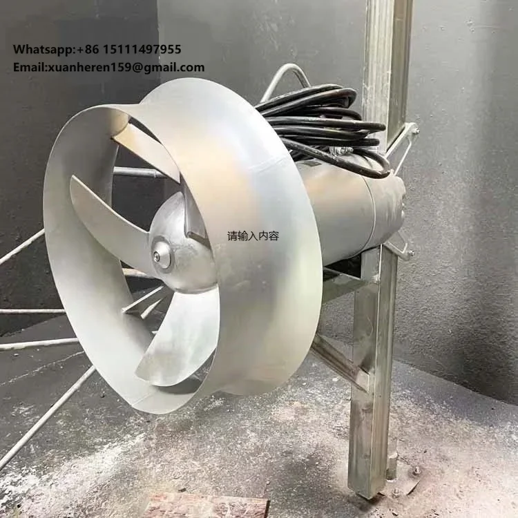 Submersible Mixer Pump for Sludge Tank and Manure Treatment with IP68 Protection