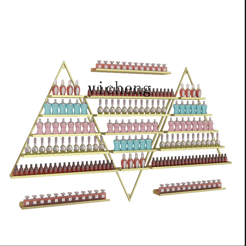 

TQH simple nail polish glue display stand nail polish shelf triangular wall hanging wall rack