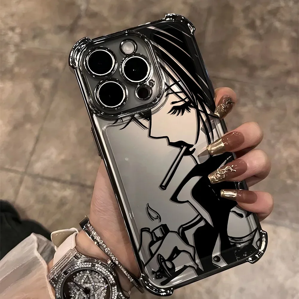 Anime Cool Nana Osaki Line Case For Samsung A16 A35 A55 A25 A05s A15 A54 A34 A24 A14 A05 A04 A04e A13 A73 A53 4G 5G Y2K Cover - náhled 5