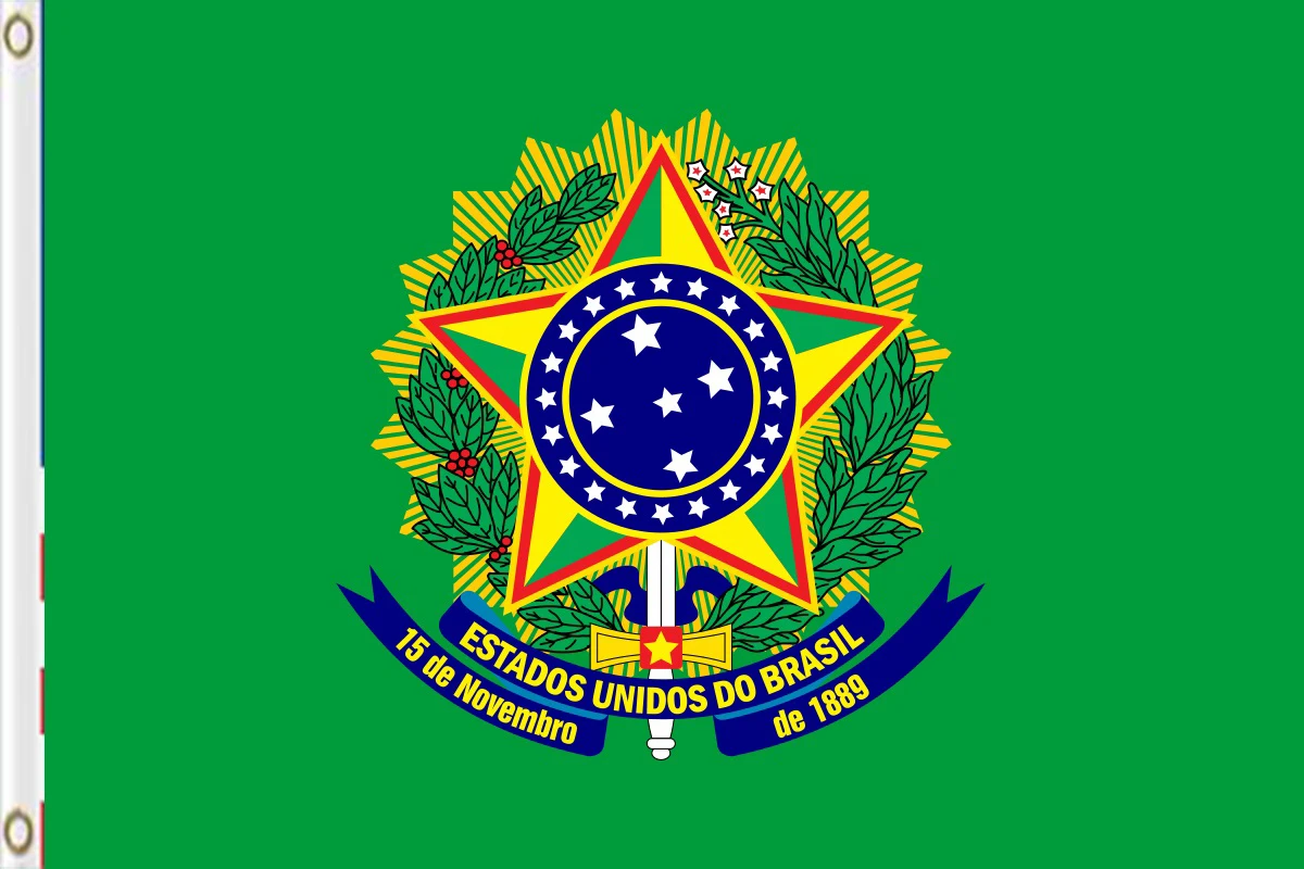 Custom National History Banner of Brazilian Empire 90x150cm Fandom Presidential Standard of Brazil Flag of 2X3FT