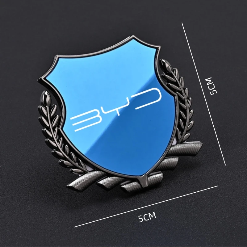 Metal Car Trunk Window Side Emblem Badge Decal Sticker for BYD Atto 3 Act 3 Tang F3 E6 Dmi Yuan plus Song plus ev f0 f3 Qin Pro