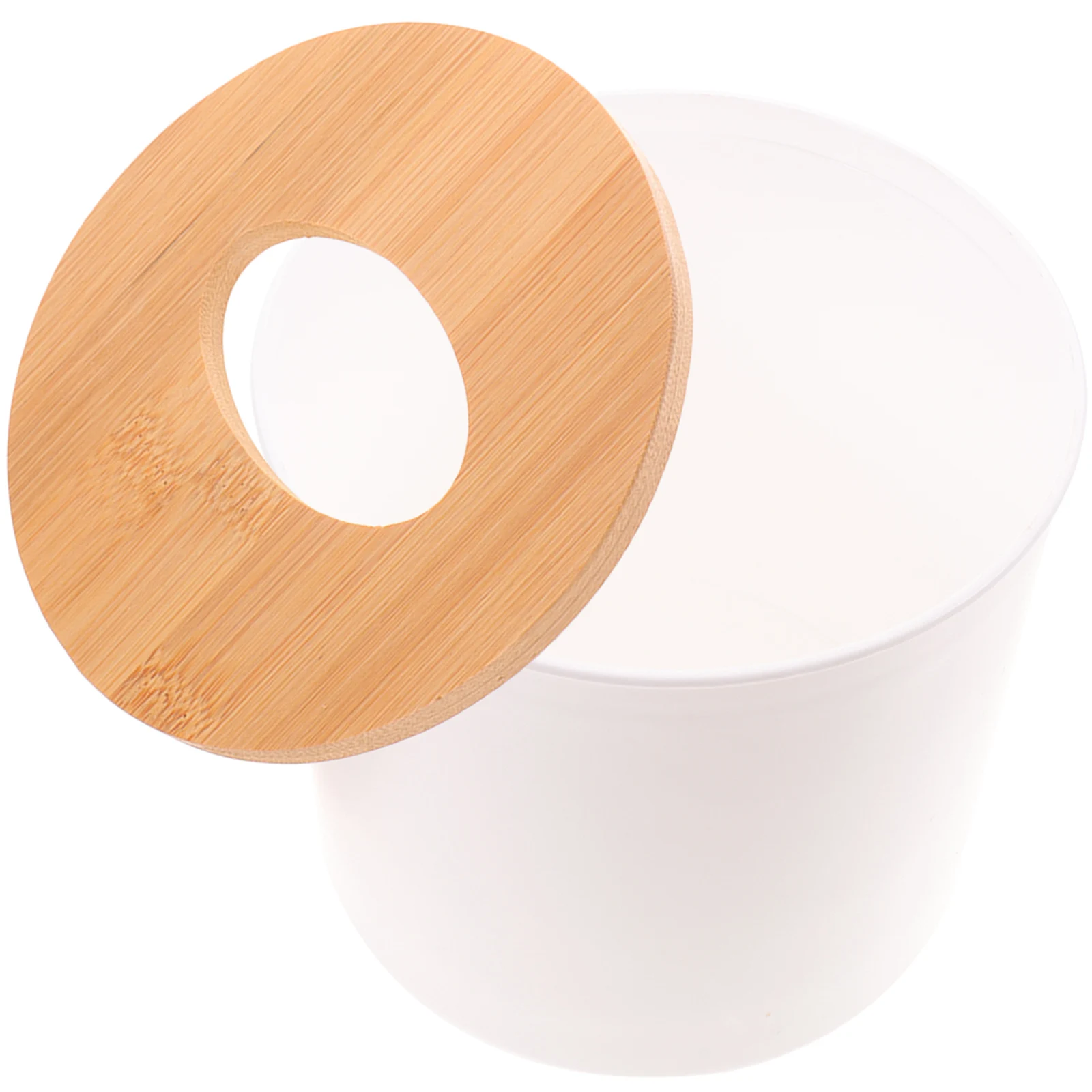 

Tissue Box Cover Napkin Holder Paper Towel Container Bamboo PET Material Home Office Bedroom Room Decor Simple Practical