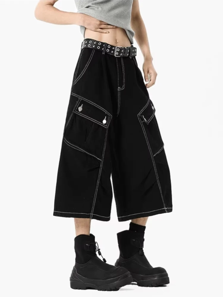 American Sle Hot Girl orts Bla Low Waist Seven-Five Denim Broek Dames uitlopende werkkledingbroek Five-Five broek