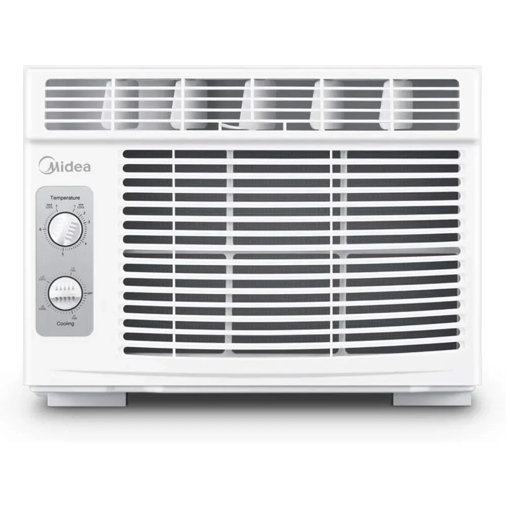 5,000 BTU Small Window Air Conditioner - Cool up to 150 Sq. Ft. with Easy-to-Use Mechanical Controls and Reusable