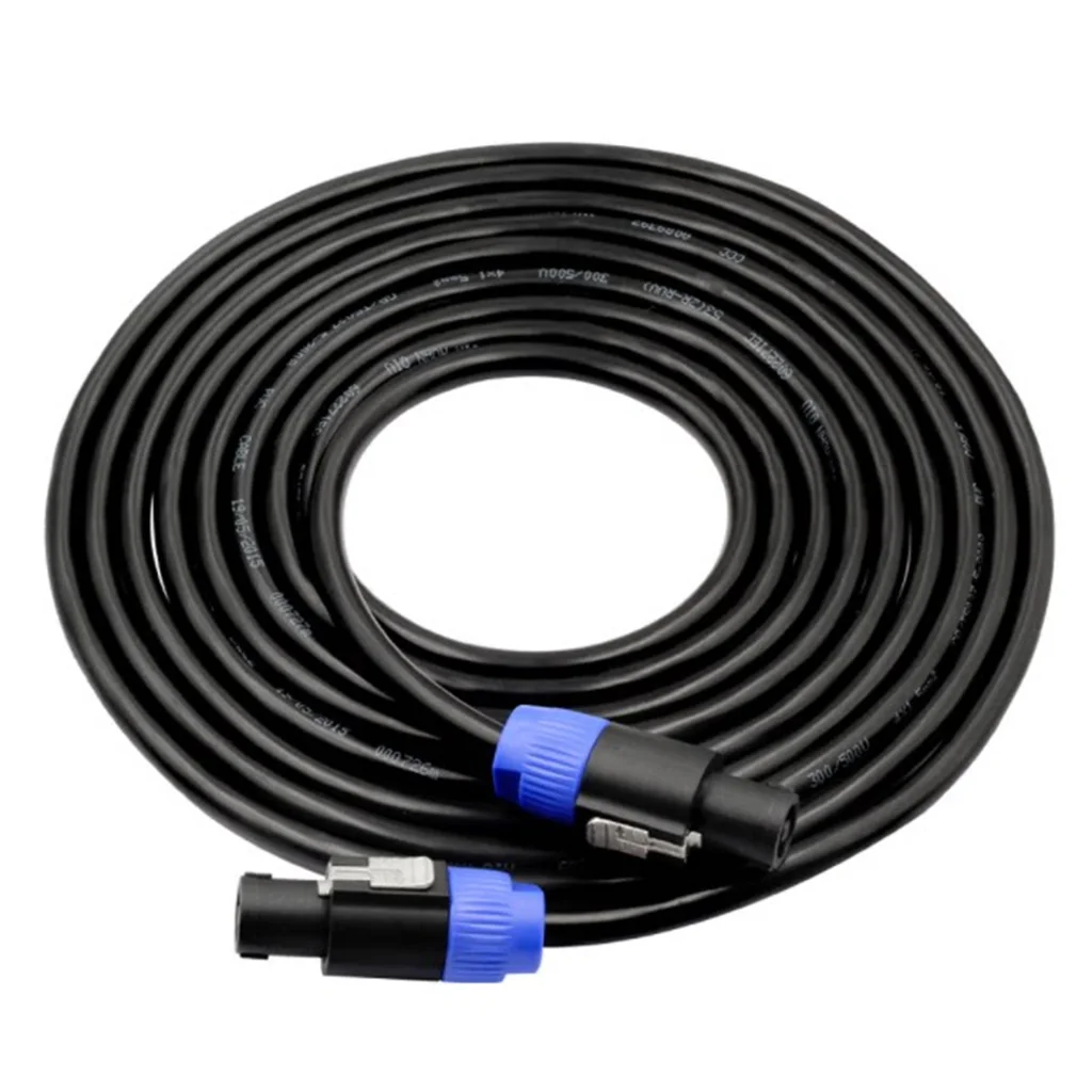Professional 3M-30M Speakon Male to Male Audio Cable Copper DJ PA Mic Speaker Cord with Twist Lock for Live Sound pro Audio Cabl