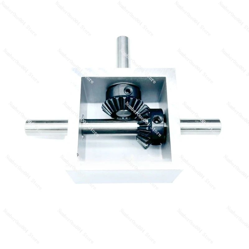 

90degree bevel gear right angle commutator small gearbox 1 to 1 corner turner mechanical transmission module shaft diameter 10mm