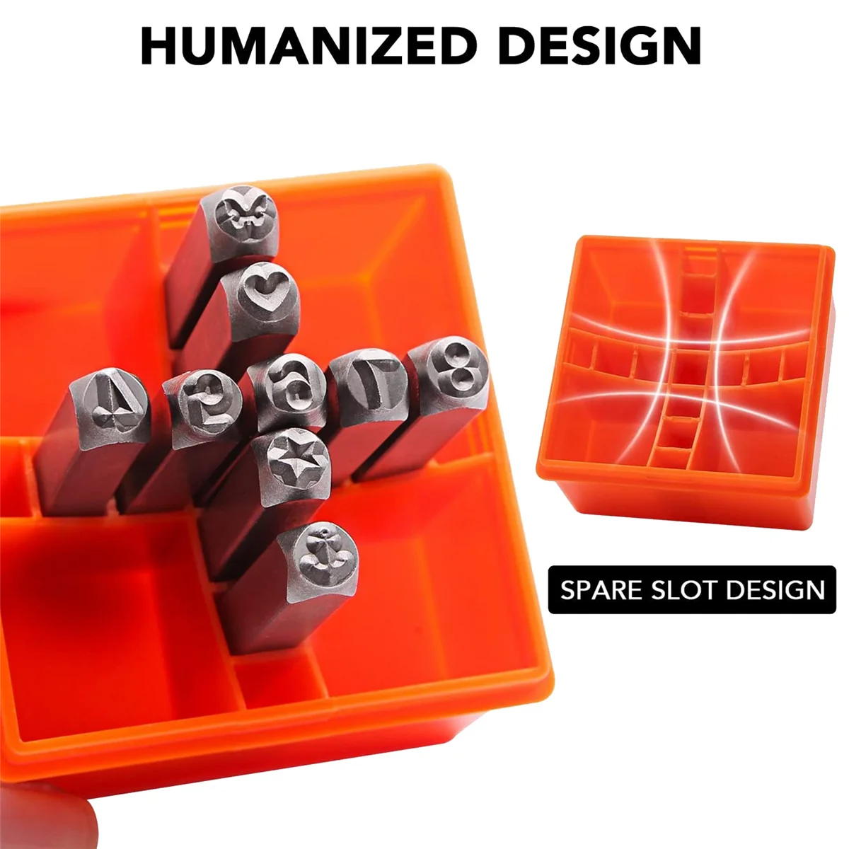 Número e conjunto do selo do metal, DIY Artes e Ofícios Suprimentos, Kit Punch, 6mm, 1/4 pol, 37 PCs