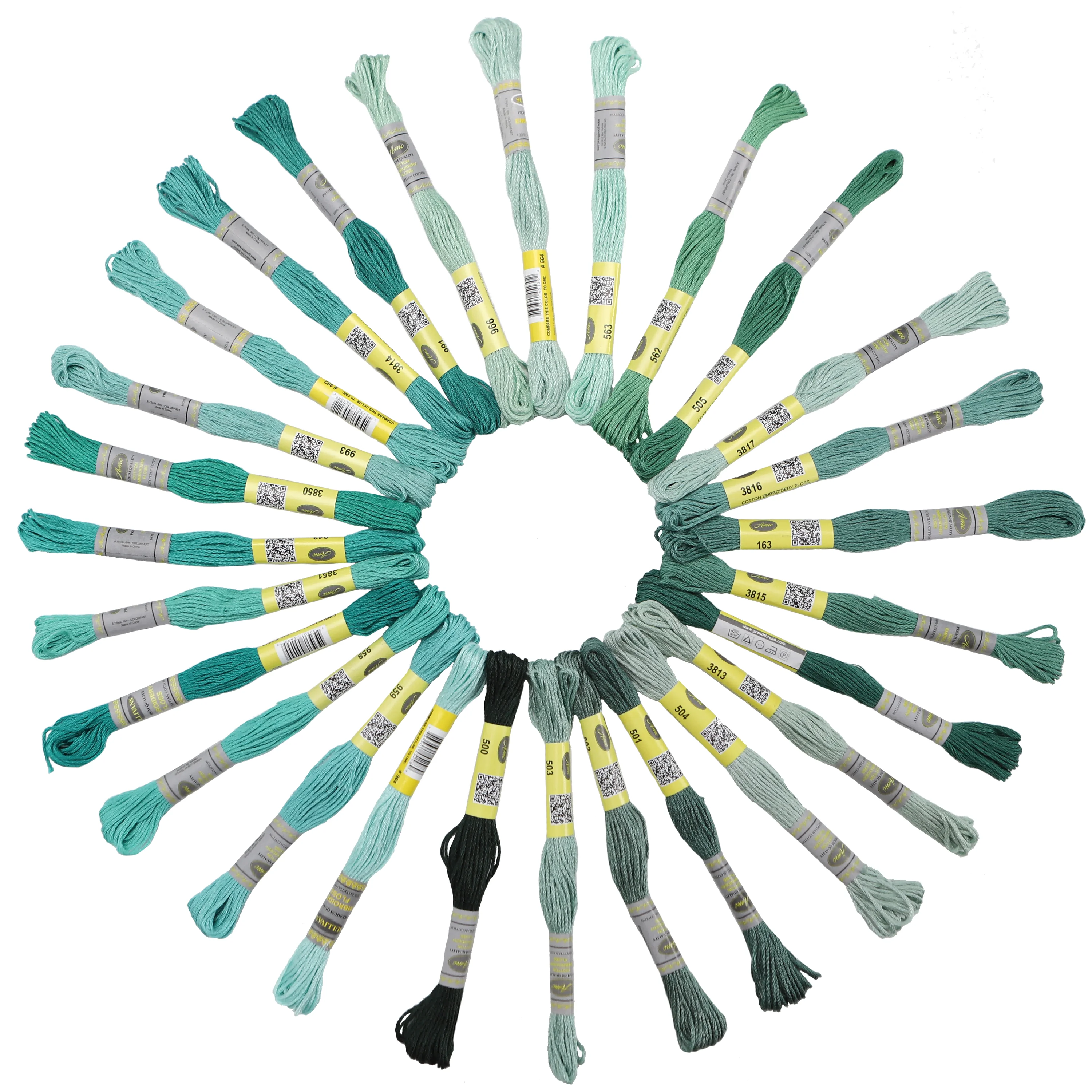 خيط تطريز قطن مصري ، خيوط متقاطعة ، عمود مخطط 9Th DMC ، 12 Skeins ، 8 أمتار ، Mercerized ، 26 لونًا متاحًا
