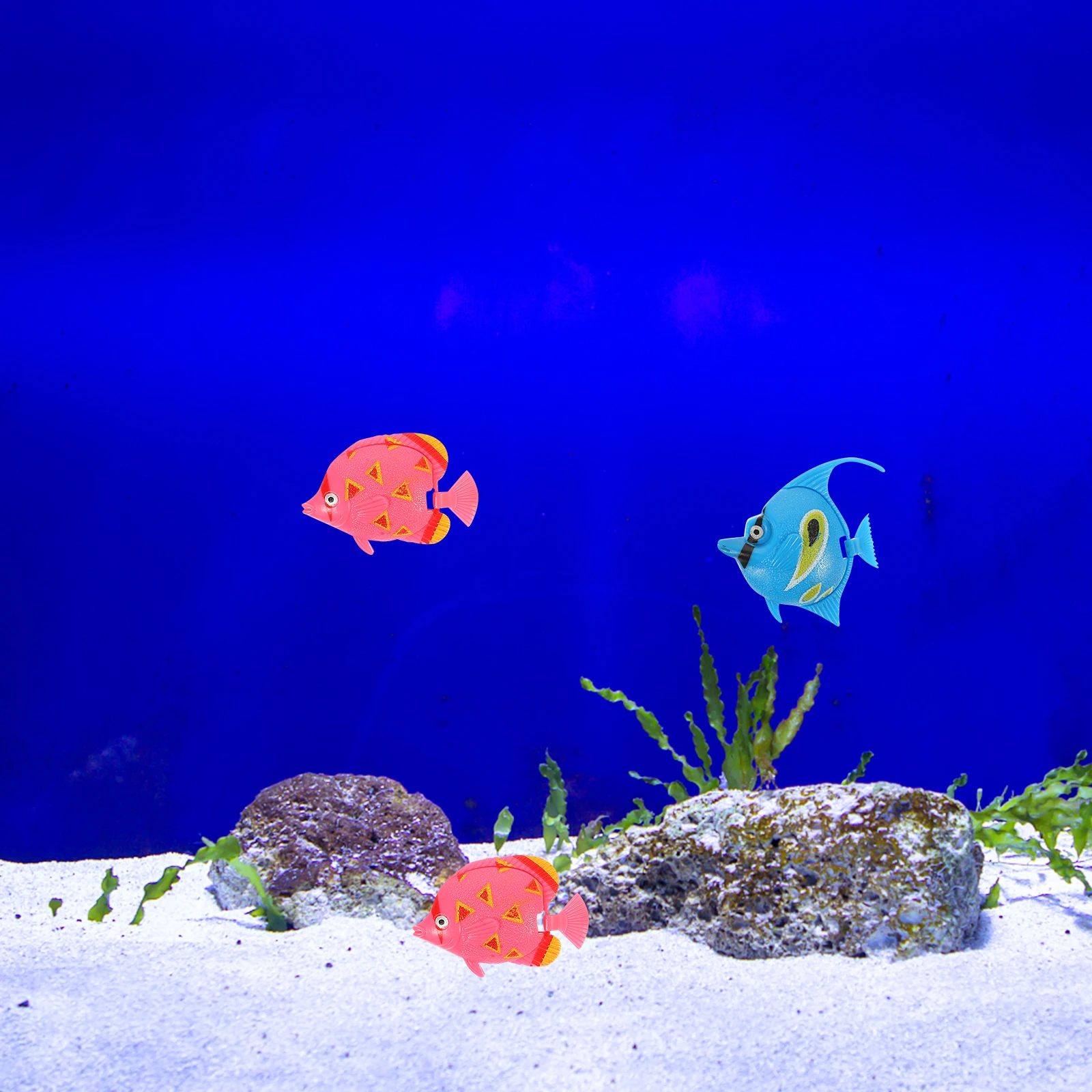 

25 Pcs Colorful Artificial Fish Decoration Plastic Tank Accessories Decorations
