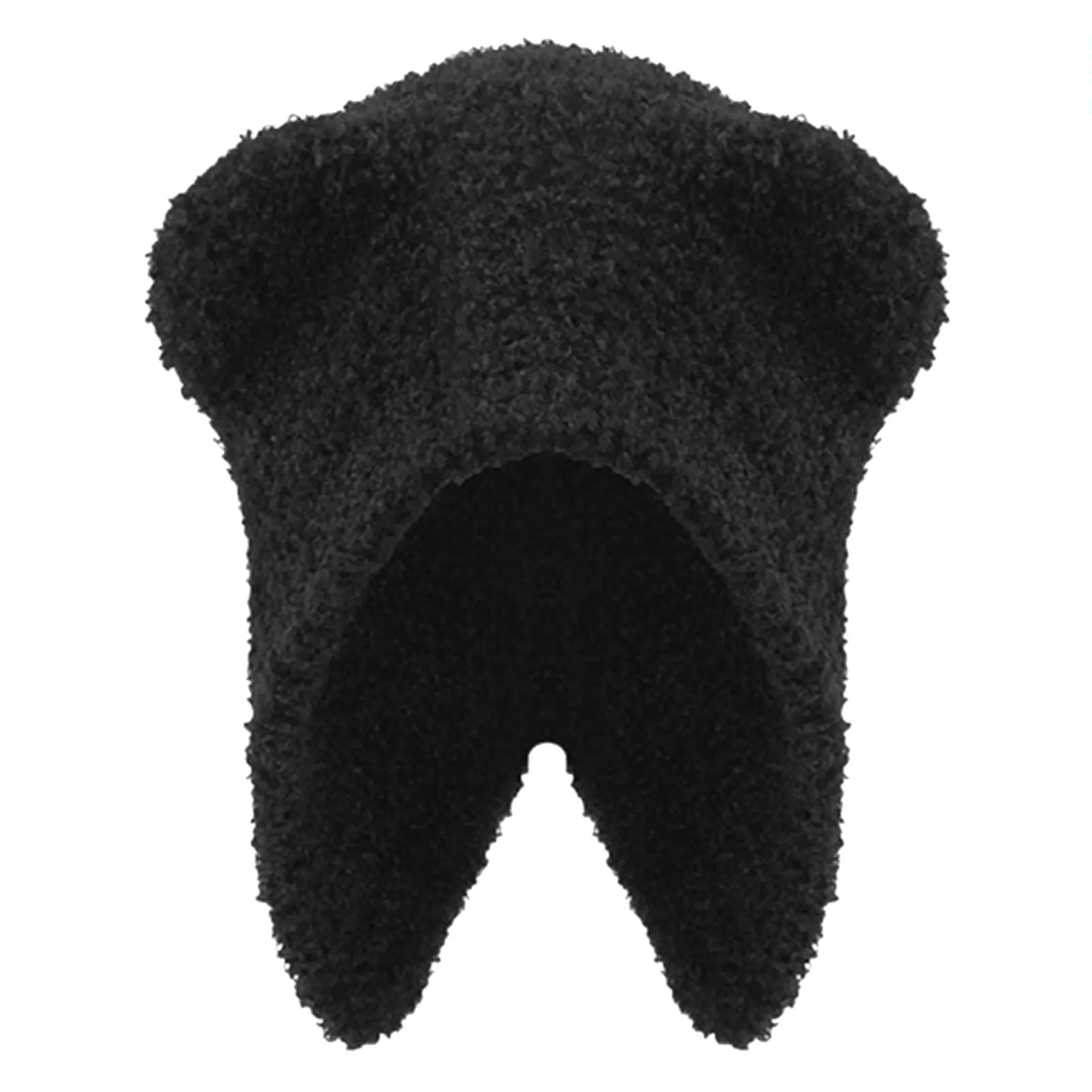 หมวกปิดหูขนแกะอบอุ่นน่ารักระบายอากาศได้ดีกันลมรักษาความอบอุ่นสำหรับฤดูใบไม้ร่วงและฤดูหนาว