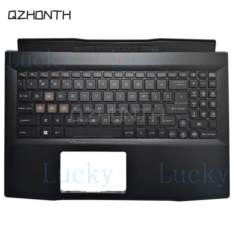 

Новинка для MSI Katana 15 B13v MS-1585: подставка для рук с клавиатурой (с белой подсветкой) 15,6 дюйма