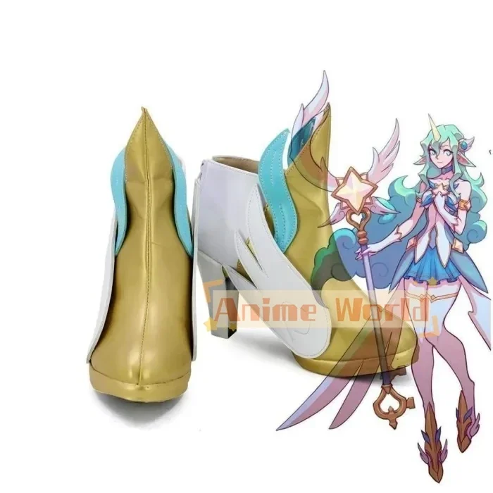 

Soraka Star Guardian Cosplay Shoes Boots Custom Made Halloween Carnival Party Props