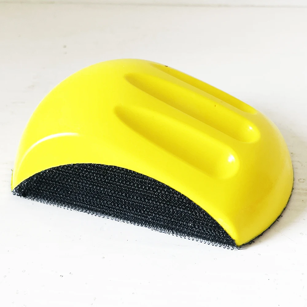 

5 inch 6 inch Hand Push Board Hand Planer Polishing Pad Self-adhesive Car Polishing Mouse Circular Flocking Sandpaper Holder