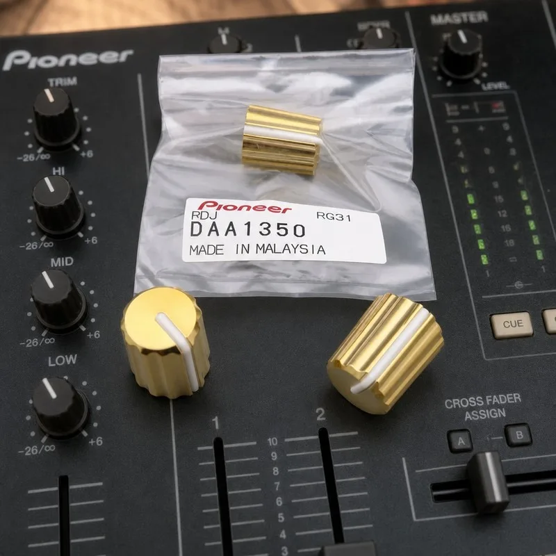 Pioneer DDJ-1000SRT XDJ-RR RX2 XZ Effect COLOR Gold Knob Cap DAA1350 DJ Controller Replacement Precision Fit