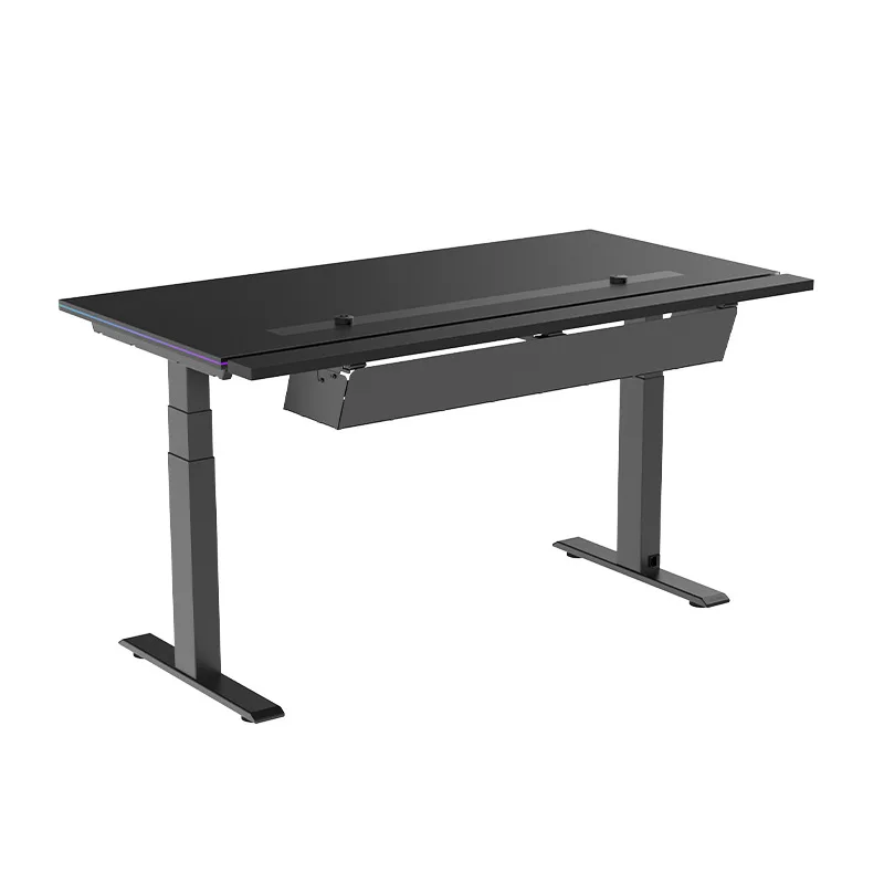 

High end, e sports table, colorful, edge banding, desktop, home, smart, lifting