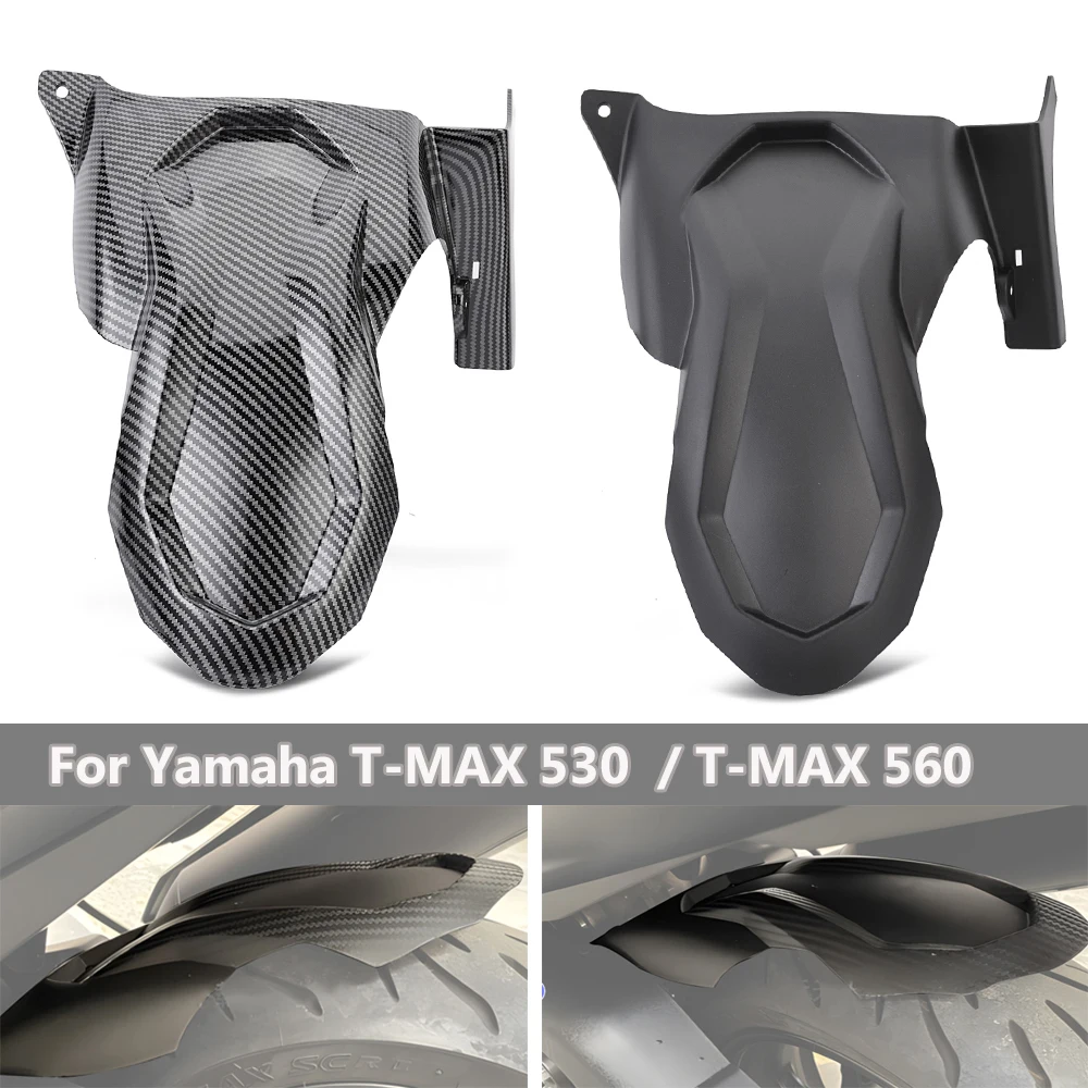 T-MAX530 T-MAX560 Rear Fender Extender Mudguard Wheel Cover Hugger Splash Guard For Yamaha T-MAX 530 17-19 T-MAX560 20-23