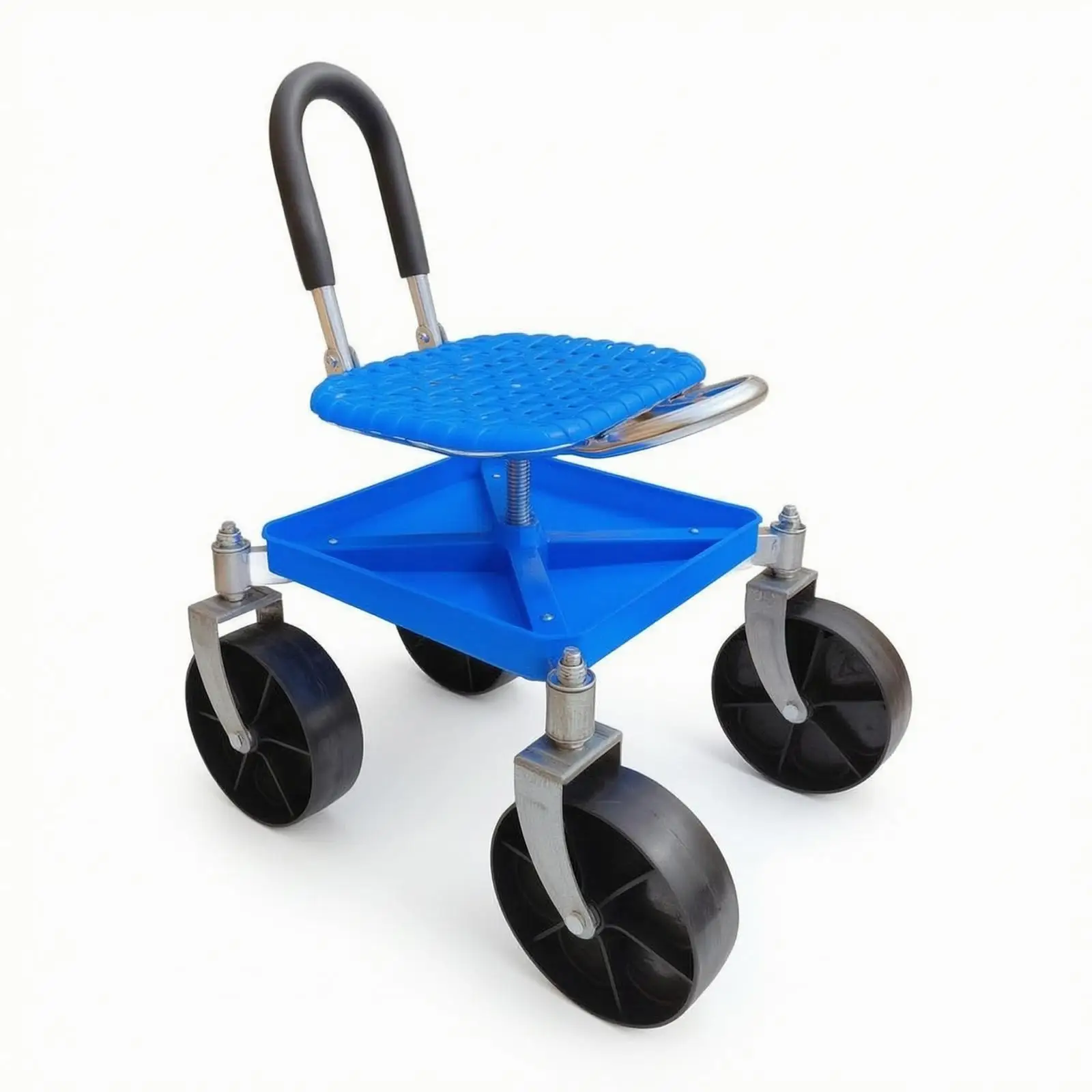 Multi Functional Rolling Knee Chair for Garden with Adjustable Post and 150 Kg Load Capacity for Farm Use