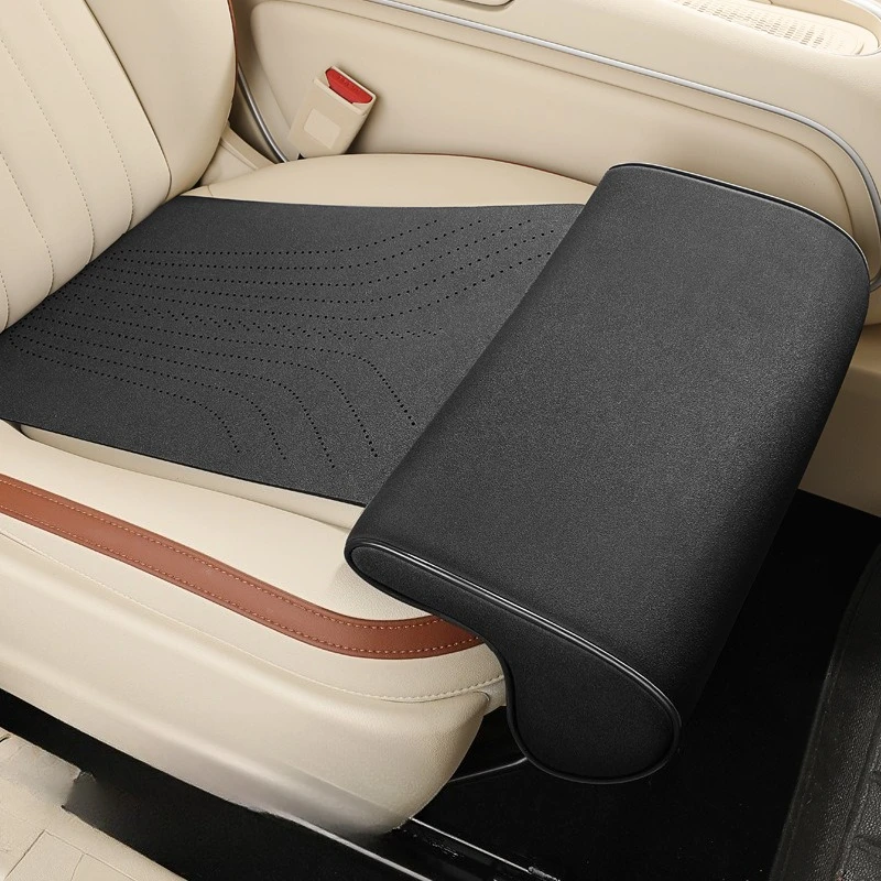 

Замшевая опора для ног автомобильного сиденья для поддержки водителя, удлинитель автокресла, подушка для ног, подушка из пены с эффектом памяти, коврик для сиденья, чехол