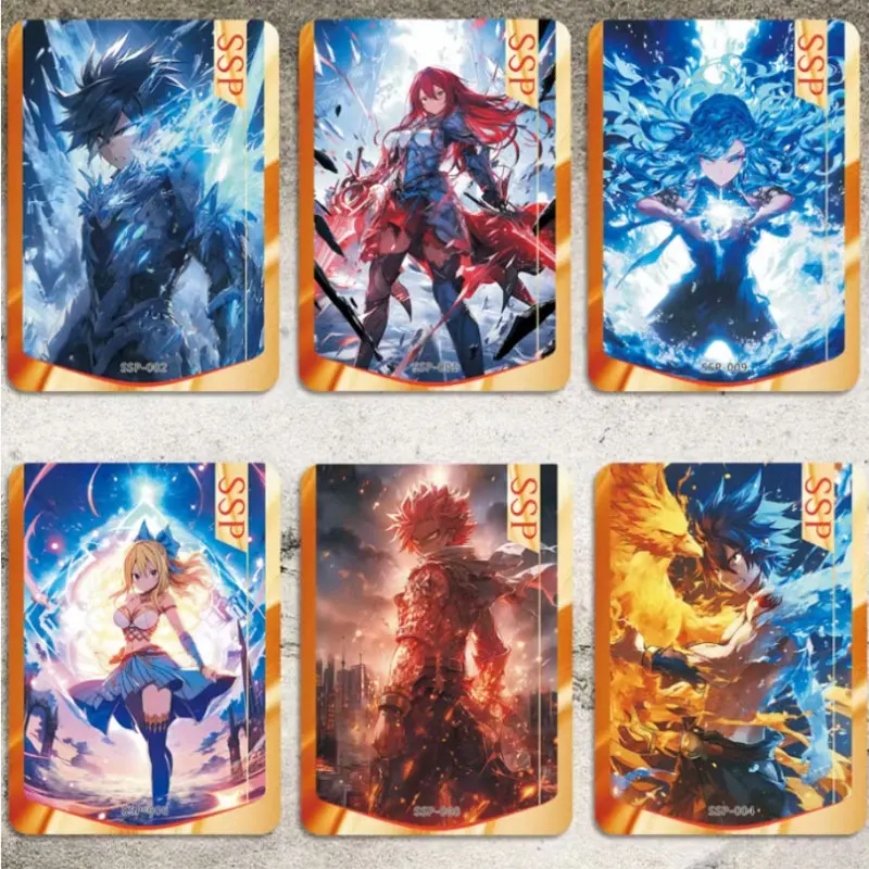 2024 Newest Case Wholesale Price Fairy Tail Collection Card Japanese Anime Trading Card CCG TCG Hobbies Gift