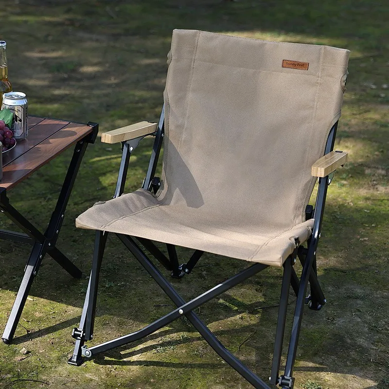 Imagem -02 - Outdoor Folding Canvas Chair Resistente Camping Cadeira do Encosto Estrutura Estável Desgaste e Rasgo Resistente Conveniente