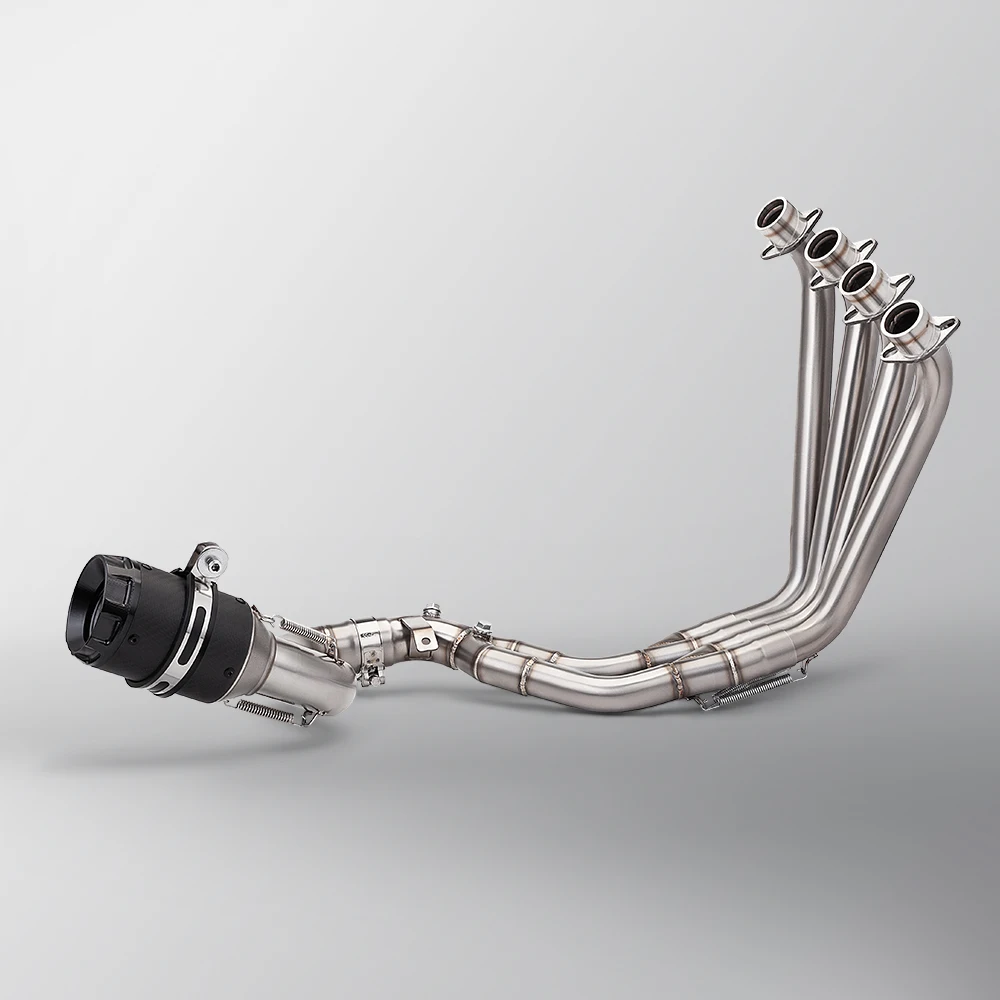Motorcycle Exhaust Tube Front Link Pipe Escape Full System With Two oxygen sensors For CBR650R CBR650F CBR650 CB650F 2014-2025