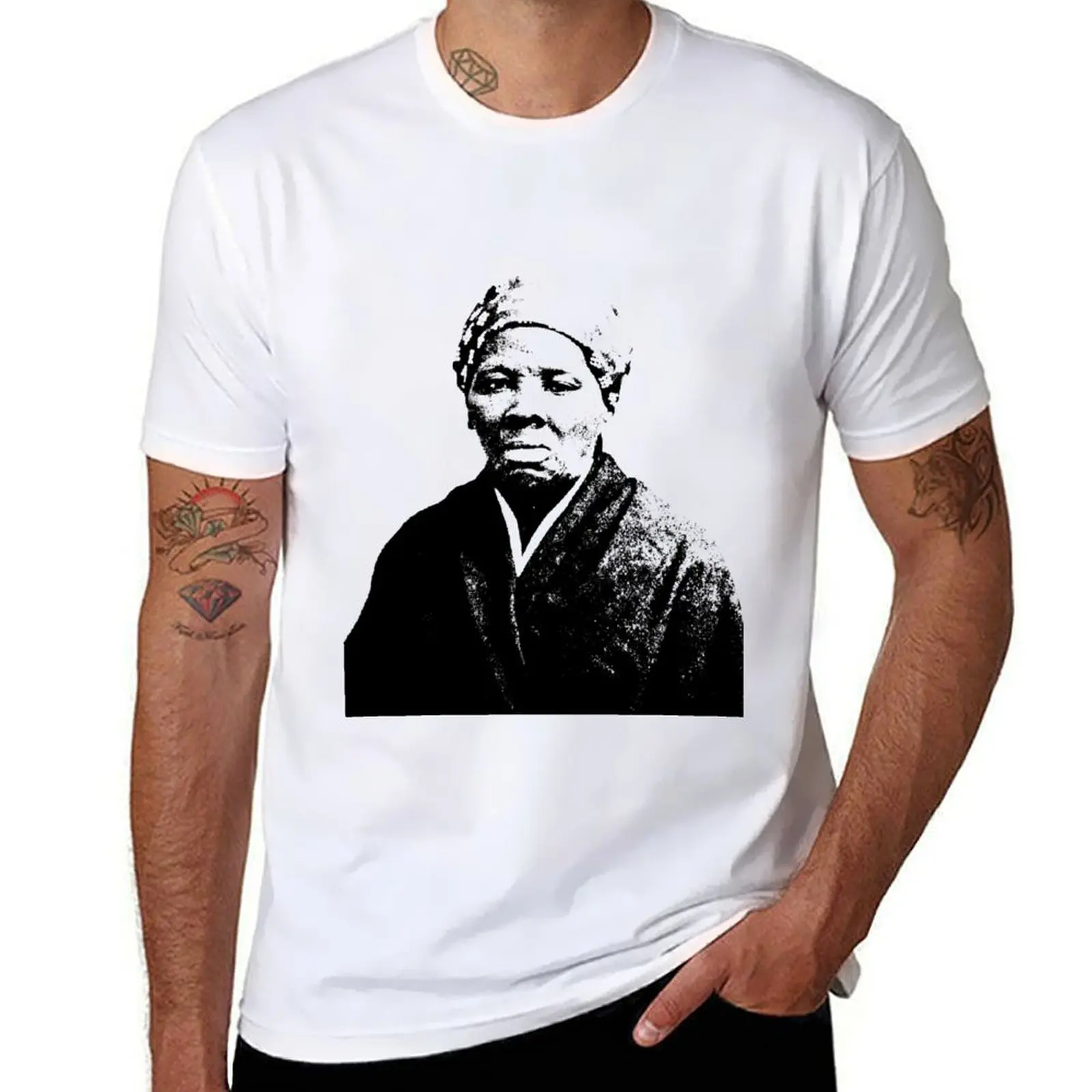 

HARRIET TUBMAN T-Shirt t shirt man designer t shirts for man pack cotton T-Shirt