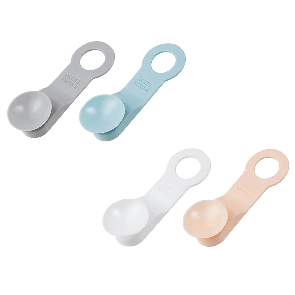 4 Pcs Anti-dirty Toilet Lid Lifter Accessories Adhesive Handle Seat Handles