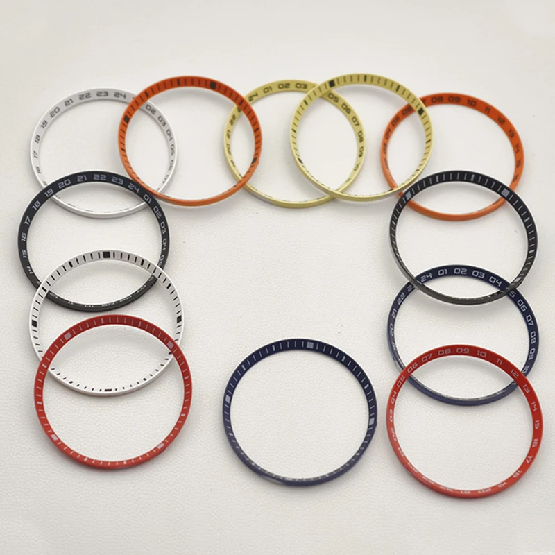 

30.5mm Watch Chapter Rings Fit SRPD SKX007 SKX009 Watch Case 30.5mm Plastic Inner Ring NH35 NH36 Movement Men's Watch Part Refit