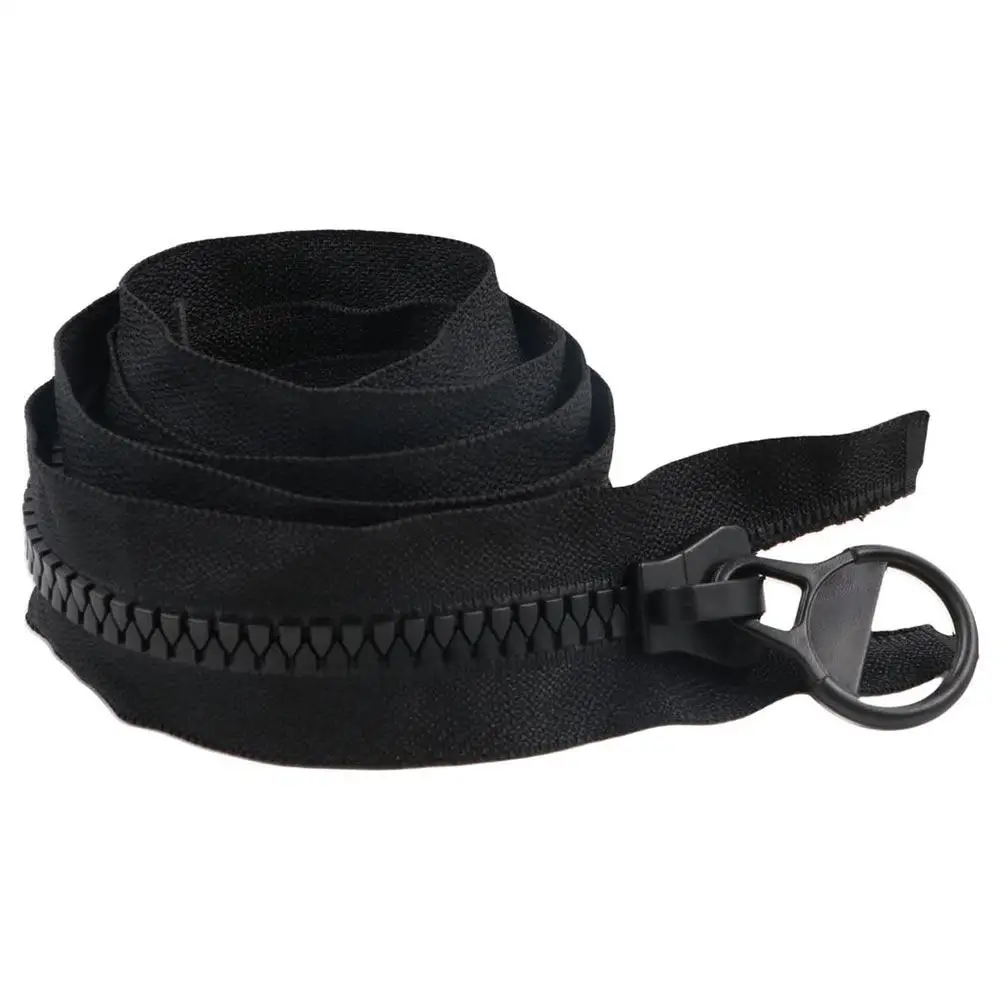 Closed End Resin Tent with Pull Ring Sewing Bags for Down Jackets Pull Ring Zip Slider Head Zippers Cloth Accessories