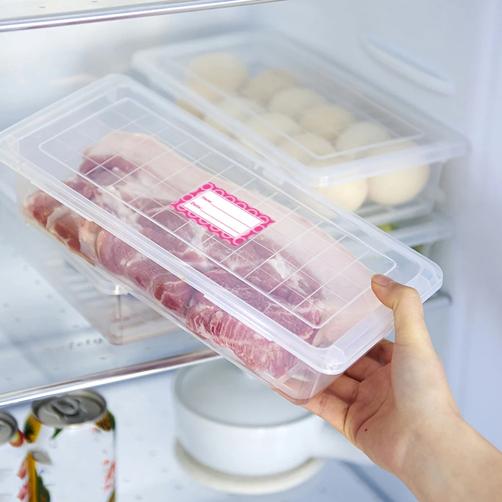 

360 pcs Refrigerator Food Labels Waterproof Writable Stickers Freezer Kitchen Date Size Practical Cardboard Plastic Paper